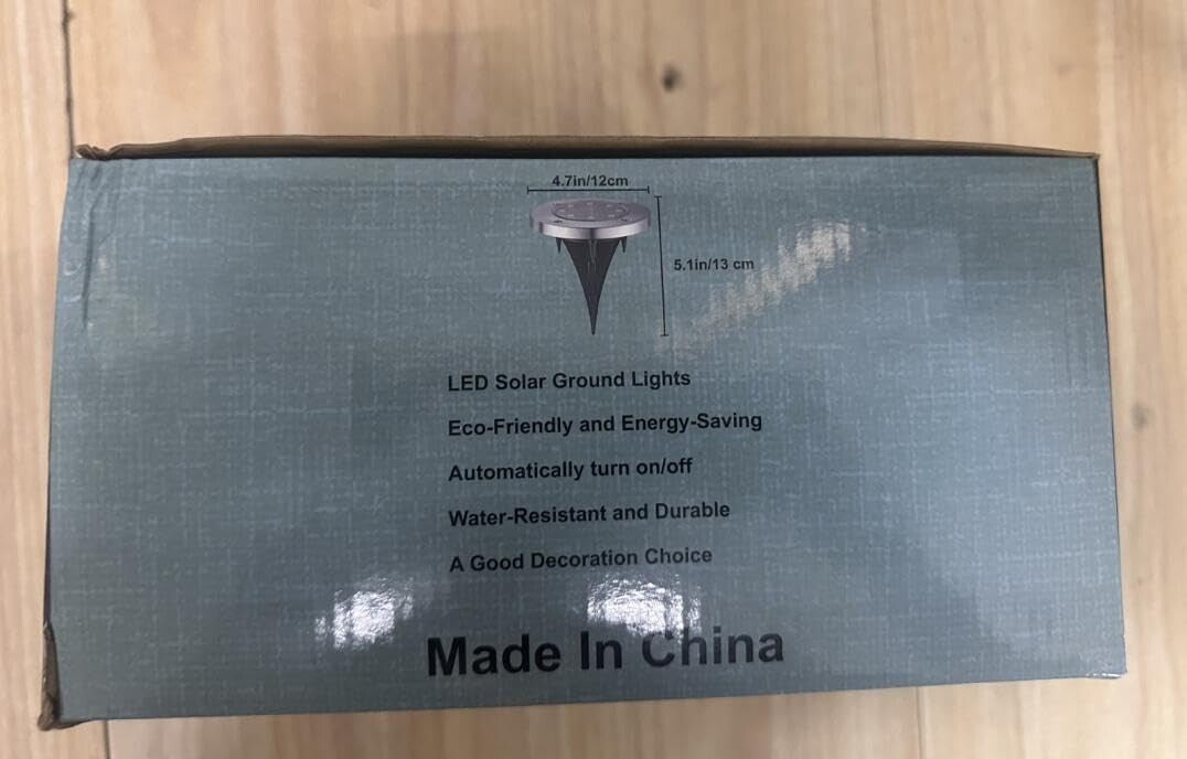 Faretti da giardino 16 pezzi luce solare per esterni Qedertek impermeabile IP65