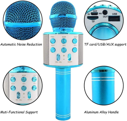 Microfono Karaoke Bluetooth Wireless per Bambini