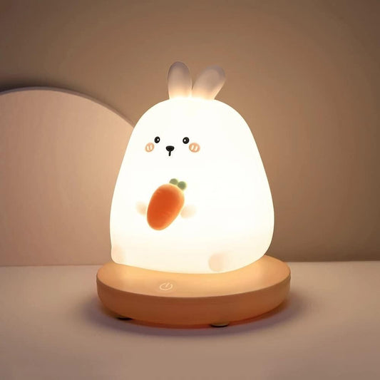 Luce Notturna Bambini Silicone USB Ricaricabile Regolabile Per Cameretta Bambini