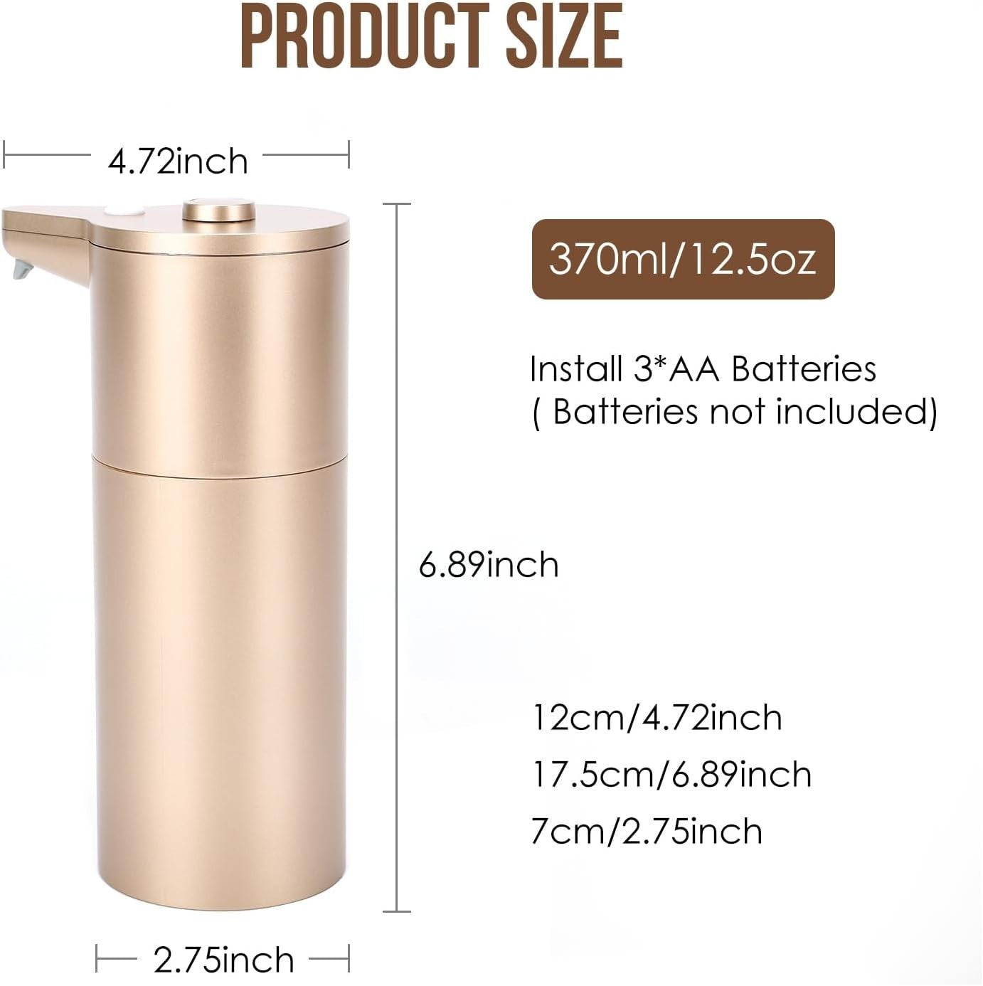 Distributore automatico di sapone Aunmaon Simplicity 15