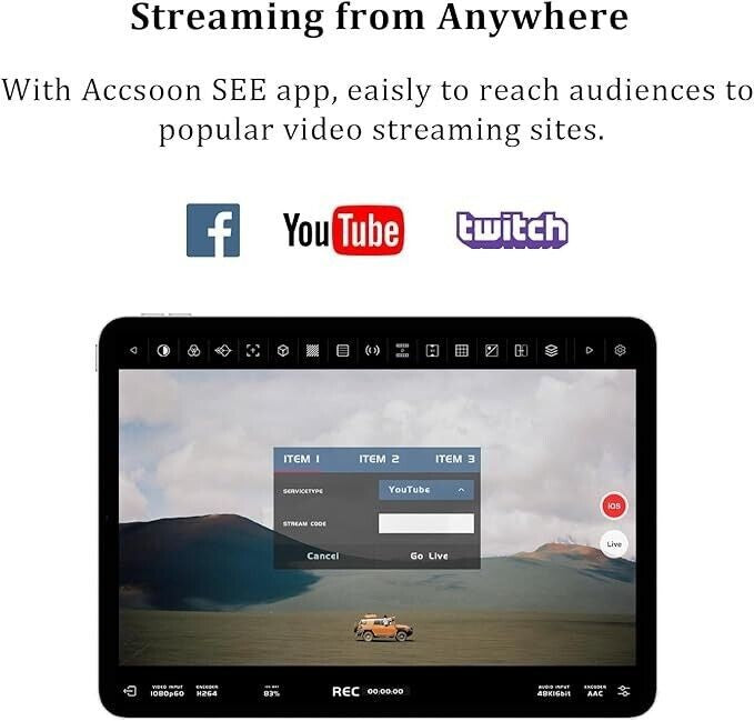 Accsoon SeeMo adattatore di acquisizione video da HDMI a USB C per iPhone