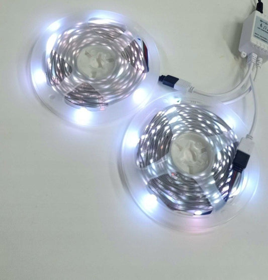 Striscia LED L8star L8star-5050-65.6FT 2 pezzi da 5m multicolore con telecomando