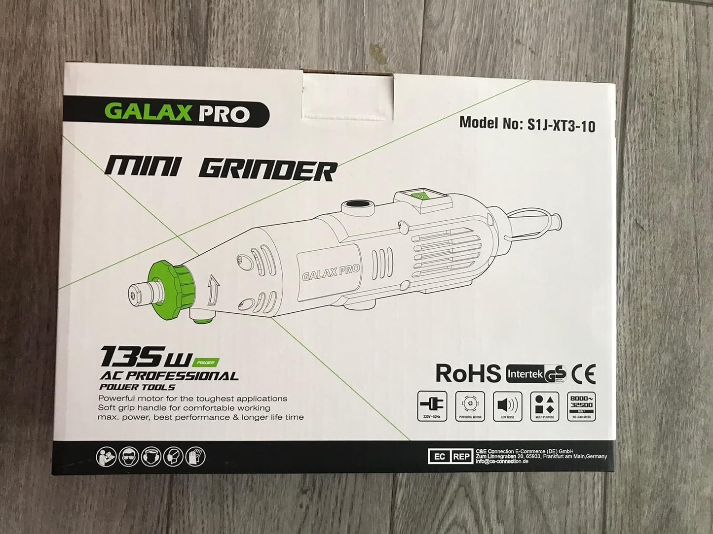 Smerigliatrice elettrica GALAX PRO da 135 W, 6 velocità variabili + 40 Accessori