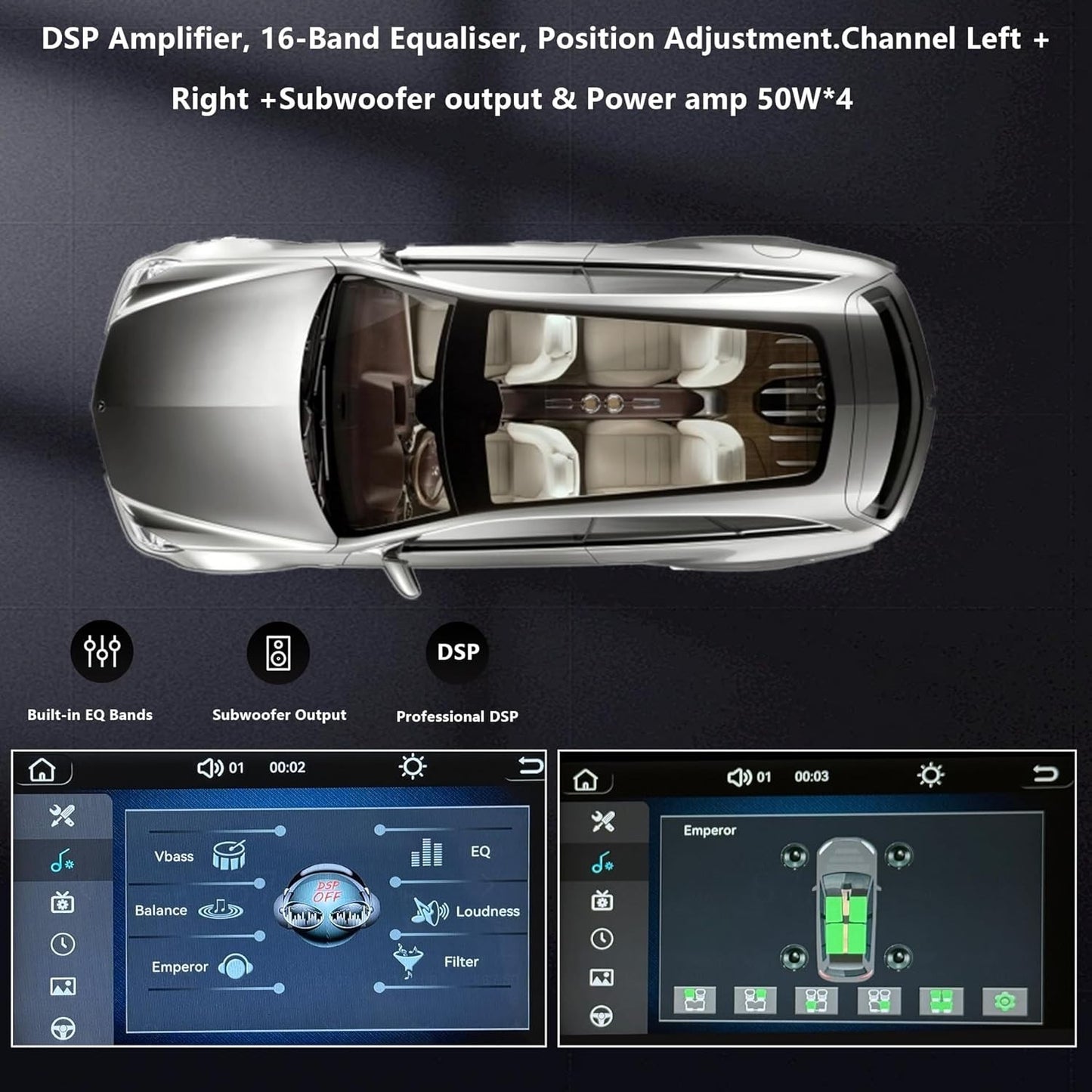 Autoradio 2 DIN per Opel Corsa d Astra h Zafira b Meriva Vivaro Bluetooth Argent