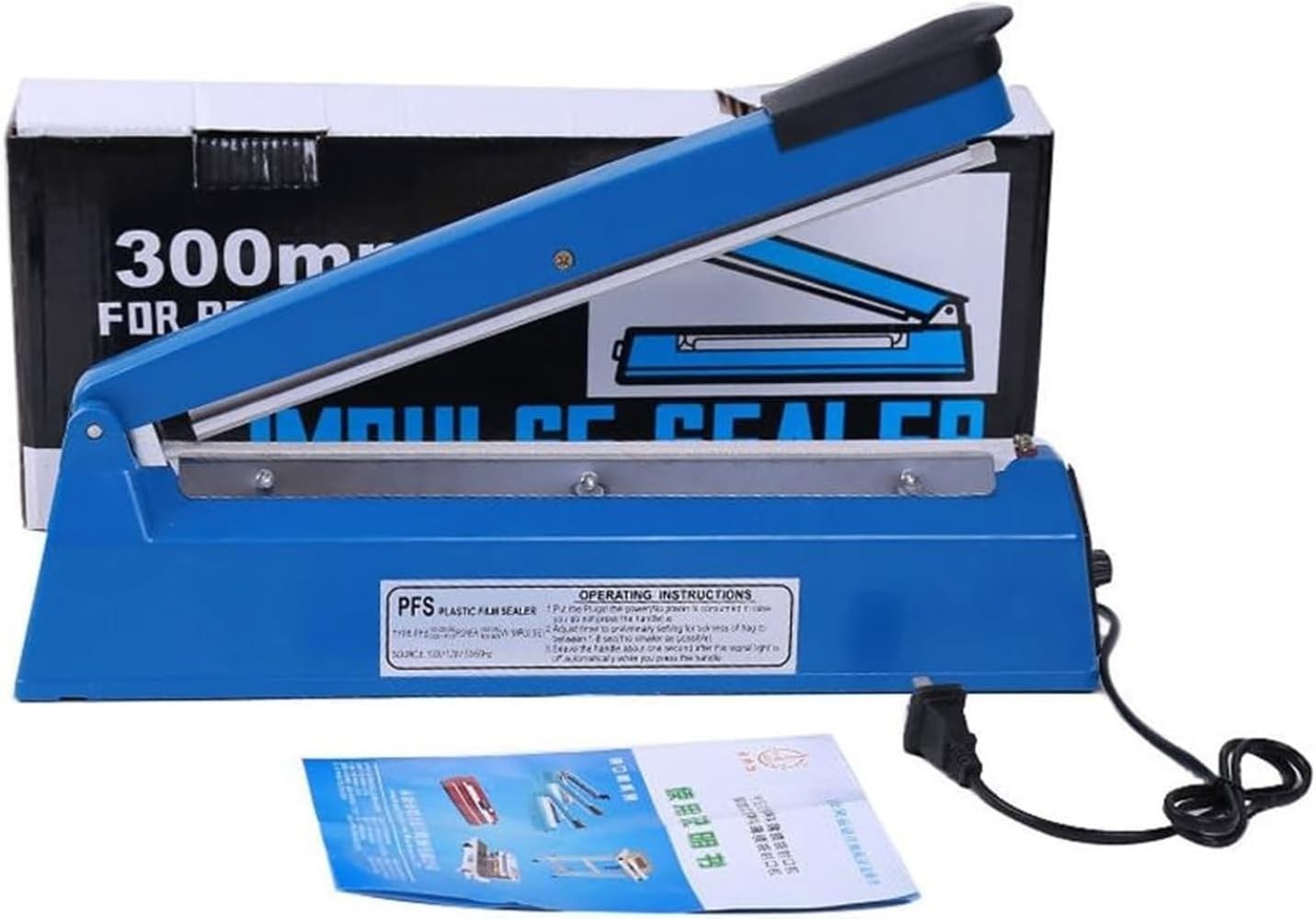 Sigillatrice elettrica a pressione manuale ,termica a impulsi per sigillatura