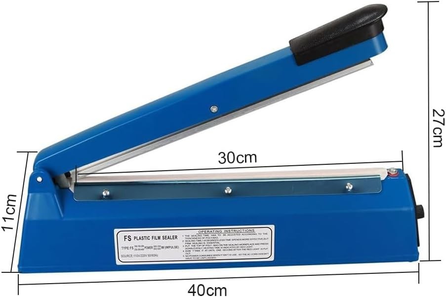 Sigillatrice elettrica a pressione manuale ,termica a impulsi per sigillatura