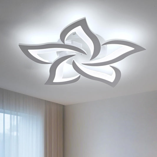 Moderna plafoniera a LED  soggiorno camera da letto 6500K Bianco Freddo 63CM 45w