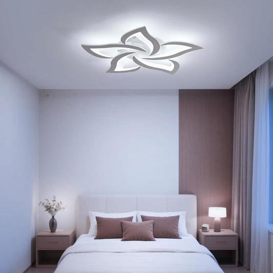 Moderna plafoniera a LED  soggiorno camera da letto 6500K Bianco Freddo 63CM 45w