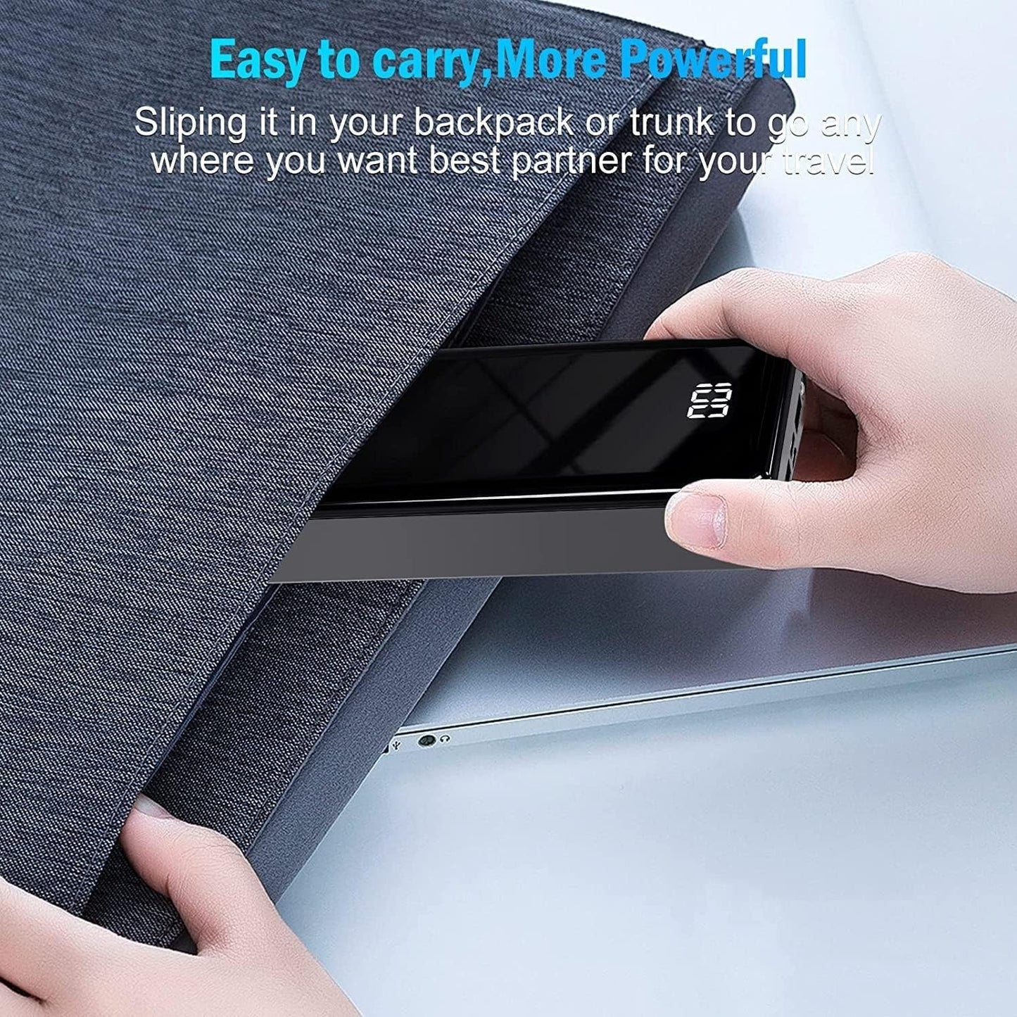 Power Bank Batteria 24000mAh Ricarica Rapida Portatile Cellulare USB C da 22,5W