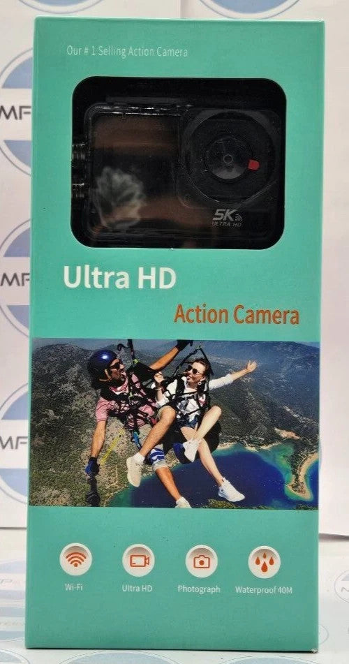 Action Cam 5K Anti-shake Fotocamera subacquea con doppio schermo e touchscreen