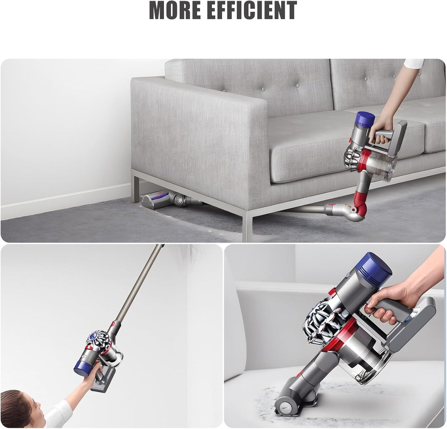 Batteria di ricambio V8 per aspirapolvere Dyson V8 con 2 Filtri