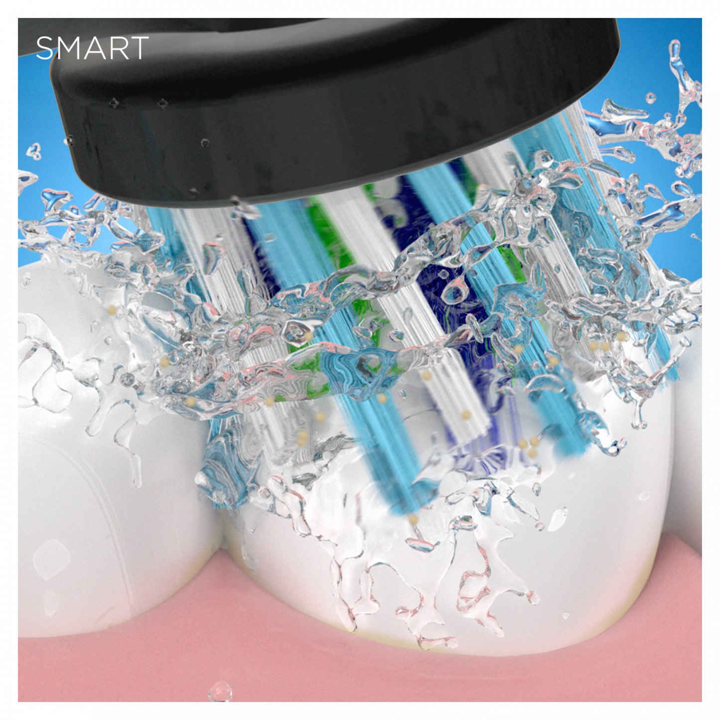 Oral-B Smart 4 4500 Black Edition Spazzolino Elettrico con 2 Testine Smart