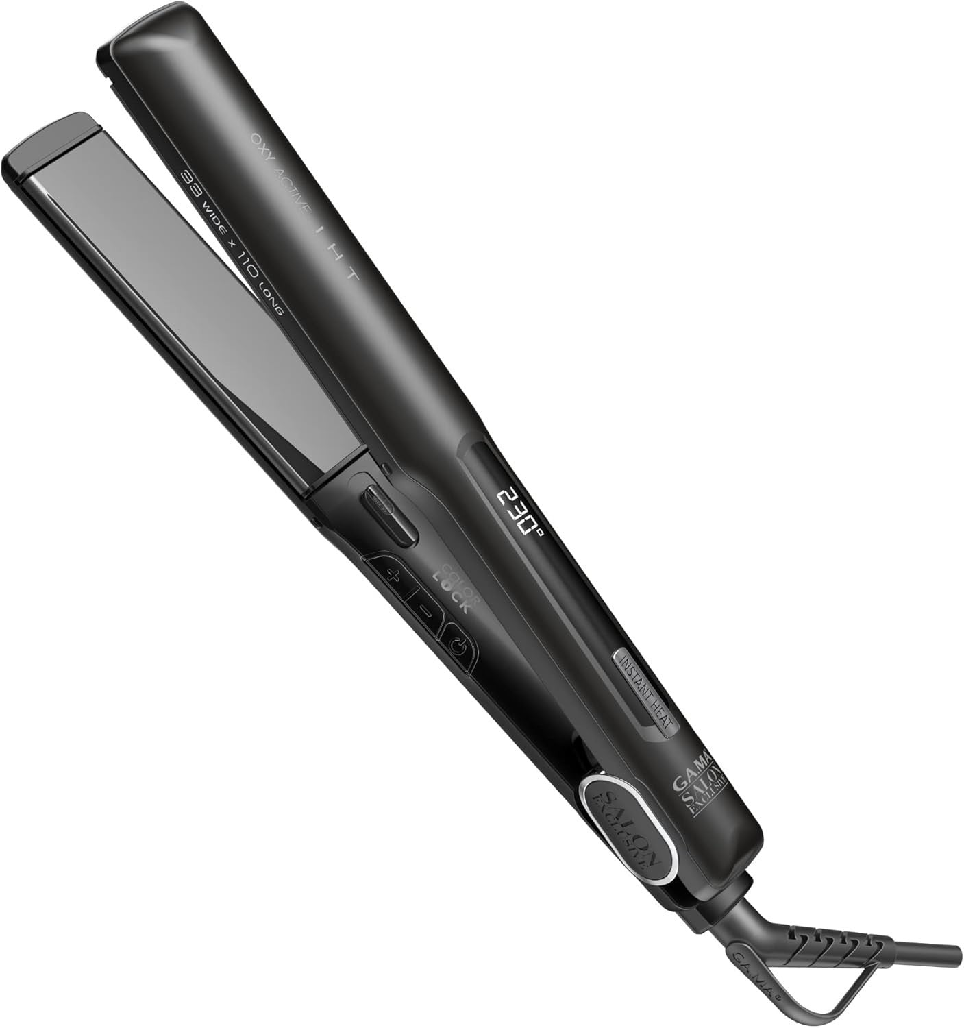 GA.MA Italy Professional Piastra per Capelli G-Style Oxy-Active IHT Wide & Long