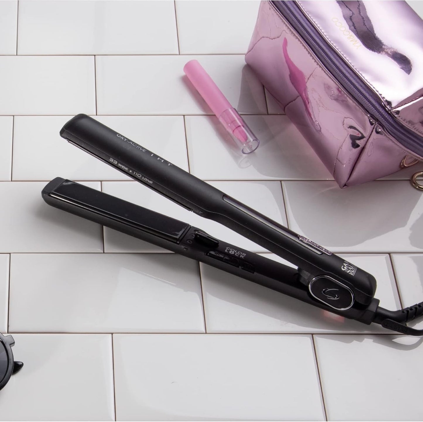 GA.MA Italy Professional Piastra per Capelli G-Style Oxy-Active IHT Wide & Long