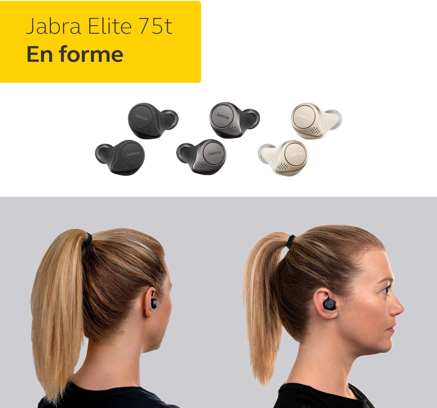 Jabra Elite 75t Auricolari Cuffie Bluetooth con cancellazione attiva del rumore