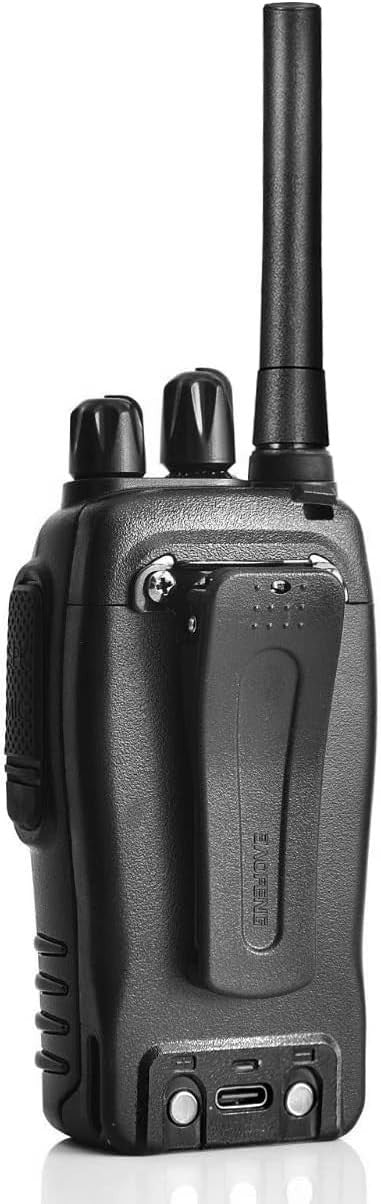 Baofeng Walkie Talkie PMR Radio Ricetrasmittente a lungo raggio Portatile USB