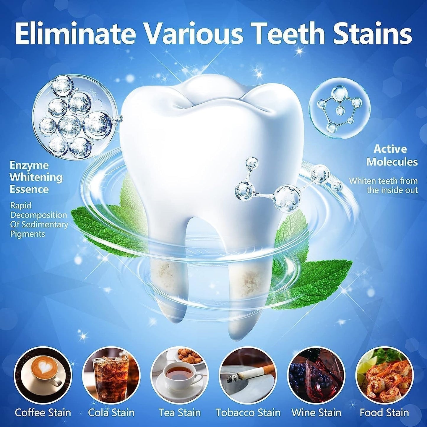 Set di sbiancamento dei denti con gel sbiancante da 15 x 3 ml con gel sbiancante