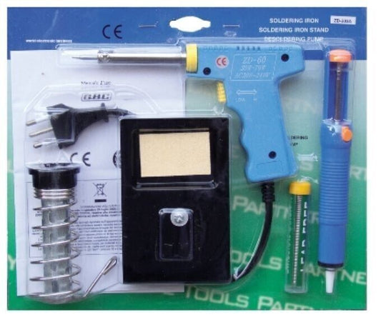 GBC KIT 4 UTENSILI PER SALDATURA CON PISTOLA SALDANTE