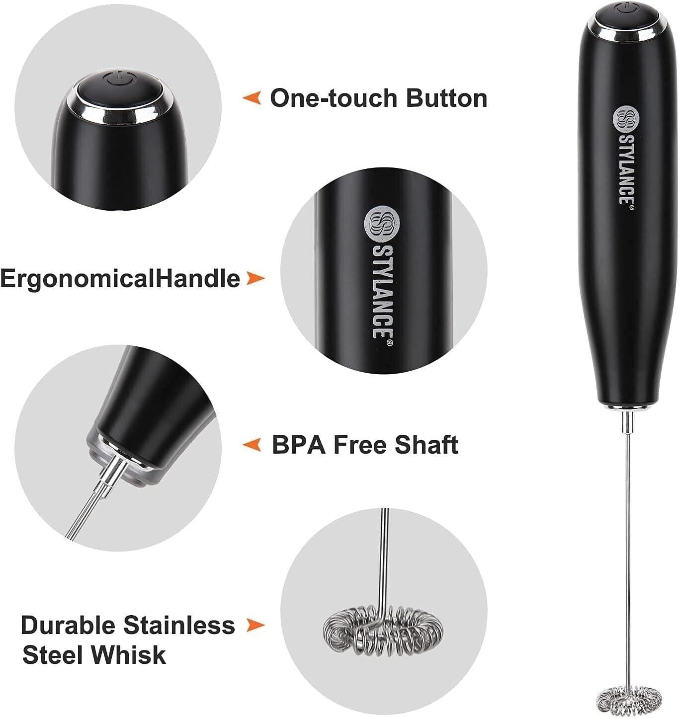 Montalatte elettrico per caffè, caffè al latte, cappuccino, cioccolata calda