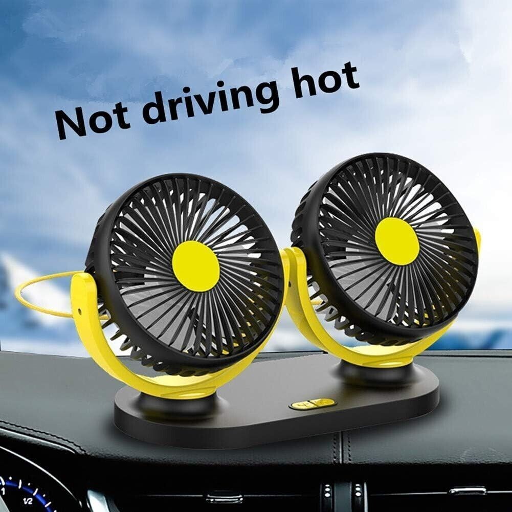 USB Mini Ventilatori 10 Volt Doppia Testa Ventola di Raffreddamento Ventilatore