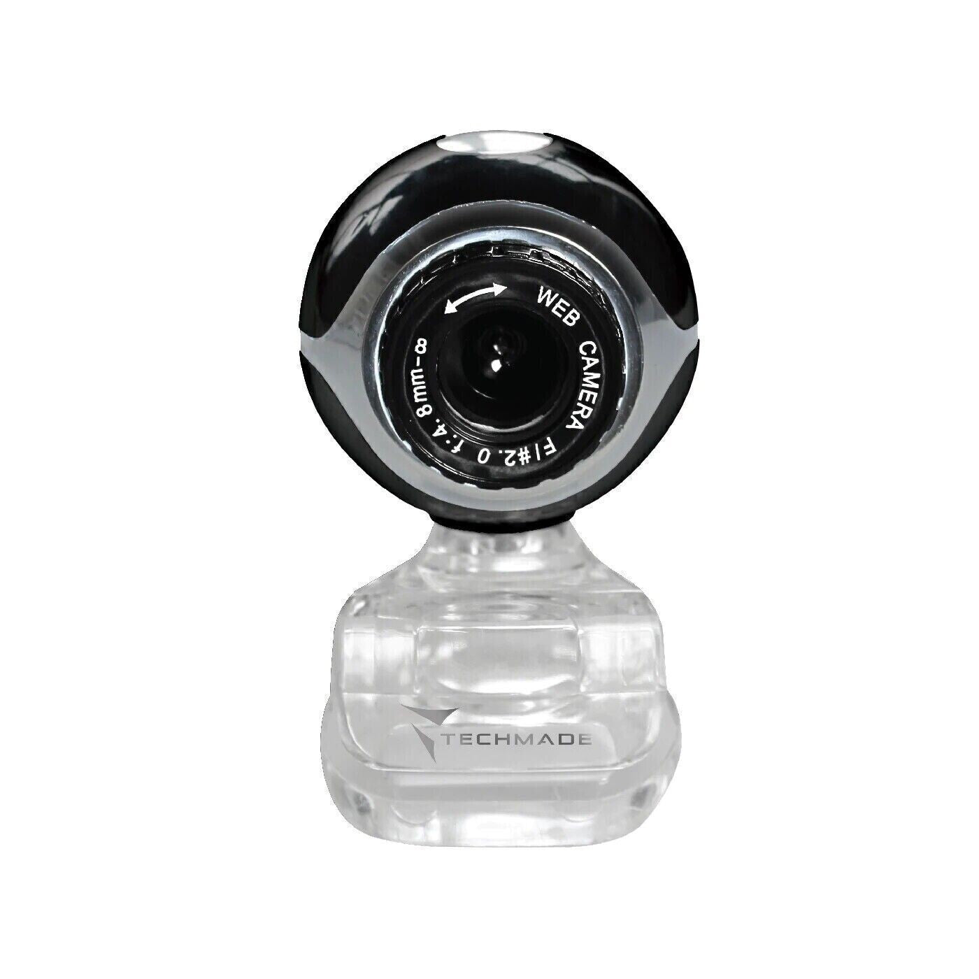 Webcam 350K Techmade TM-C011 con Clip e funzione Face Tracking 1.3 Megapixel