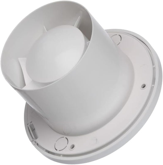 Aspiratore Bagno Ø100mm Timer Sensore Umidità 100m³/h 15W 32dB IPX4 Bianco