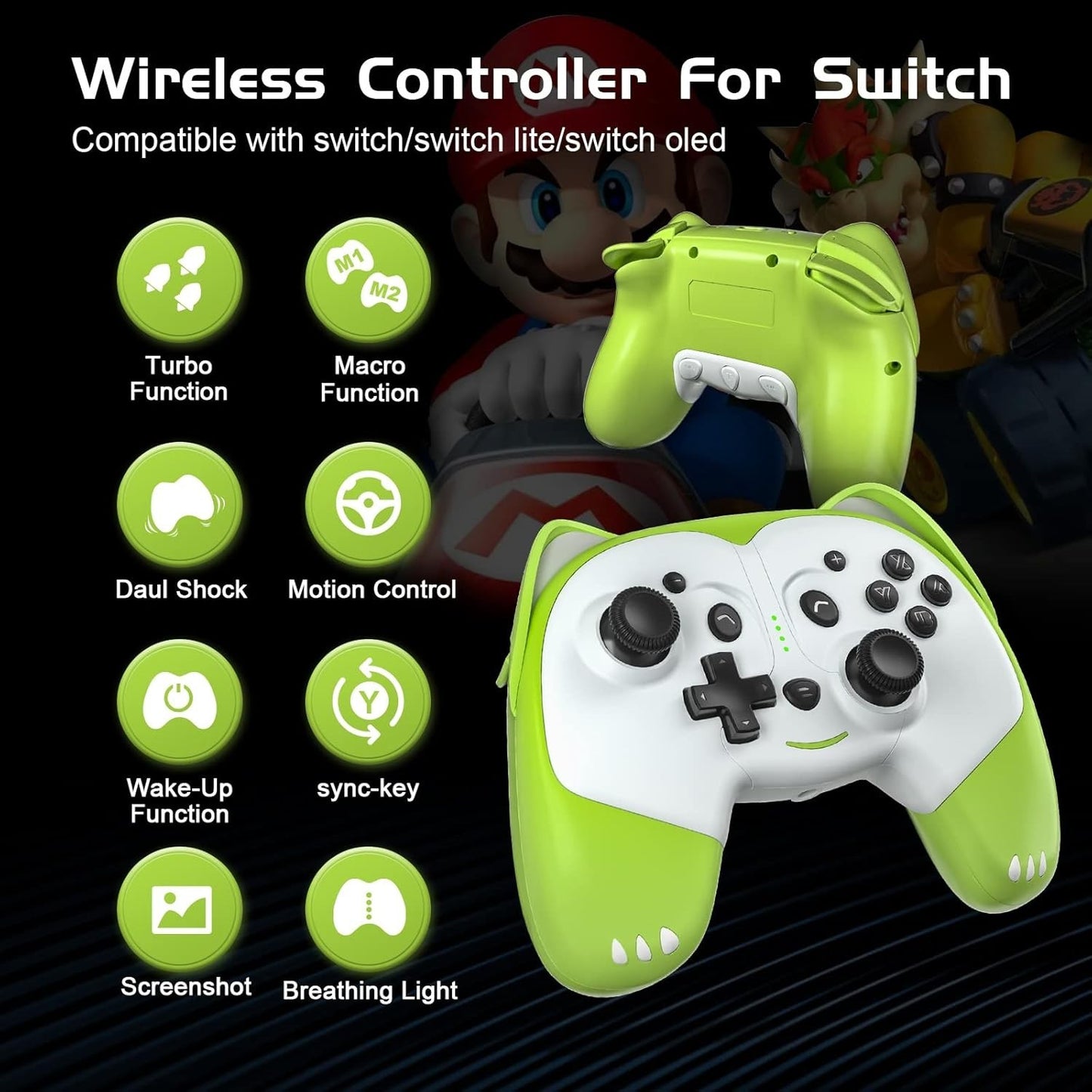 Controller wireless per Nintendo Switch OLED Lite Pro Switch Bluetooth