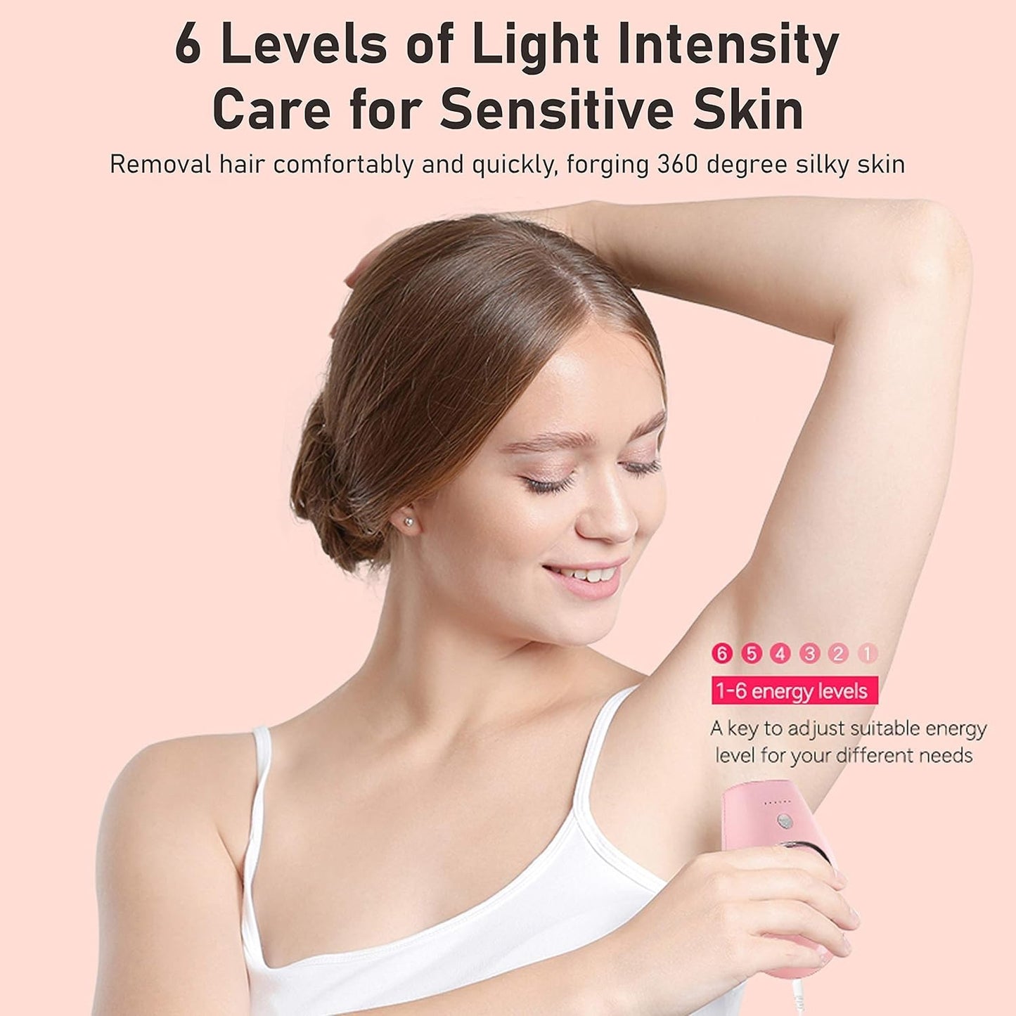 Lisele-Pilatore con luce pulsata IPL 500000 flash livello di energia ghiaccio