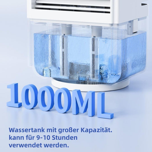 Aria condizionata mobile, climatizzatore portatile 1000 ML Air Cooler 4 in 1