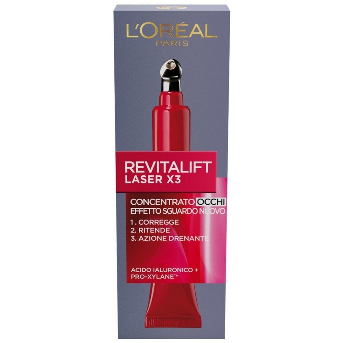 L`Oréal Paris Contorno Occhi Revitalift Laser X3, 15 ml