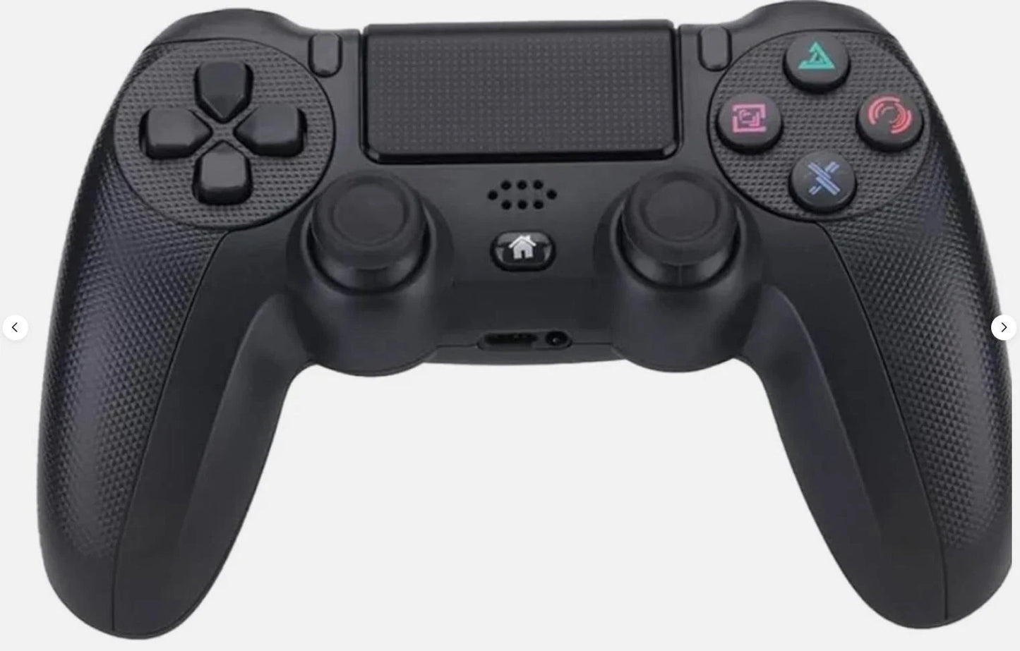 Controller Wireless compatibile con PS4 PS3 PC 6 Assi Touch Cuffie Grip 8pz Nero