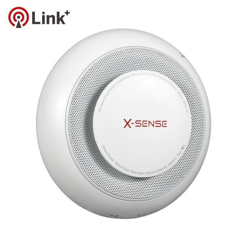 X-Sense Rilevatore di allarme con combinazione di batterie da 10 anni per fumo