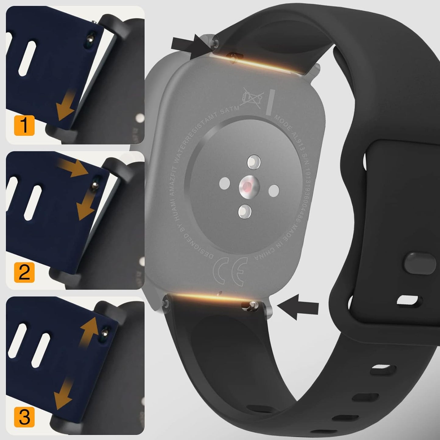 Smartwatch H13 Touchscreen con funzione Telefono – Nero Sportivo Acciaio inossidabile Bluetooth Fitness