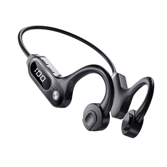 V30 cuffie a conduzione ossea Bluetooth 5.3 cuffie Stereo senza fili non In-Ear IPX5 supporto per auricolari sportivi impermeabili TF Card