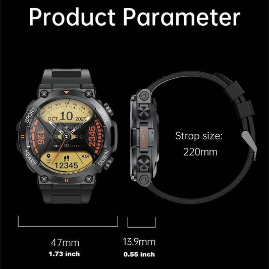TIMESS K56PRO Smart Watch Con Grande Schermo Schermo IPS Da 3,53 Cm I Più Di 20 Modalità Sportive Multiple Tempo Di Standby Super Lungo: 30 Giorni
