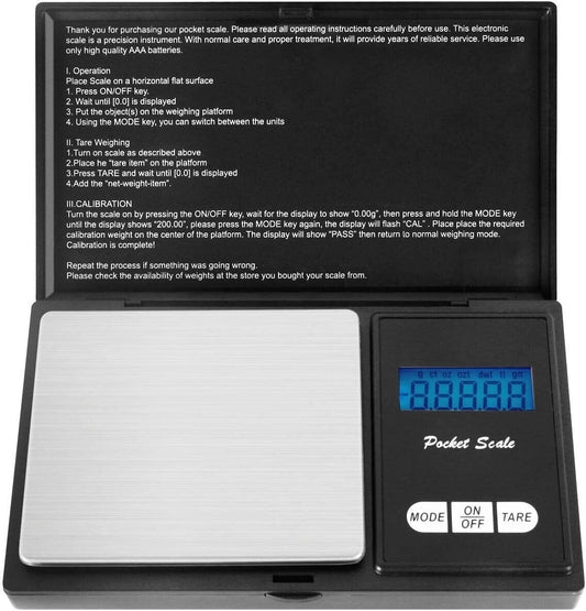 Bilancia Digitale Portatile, Mini Bilancia Digitale con Display LCD