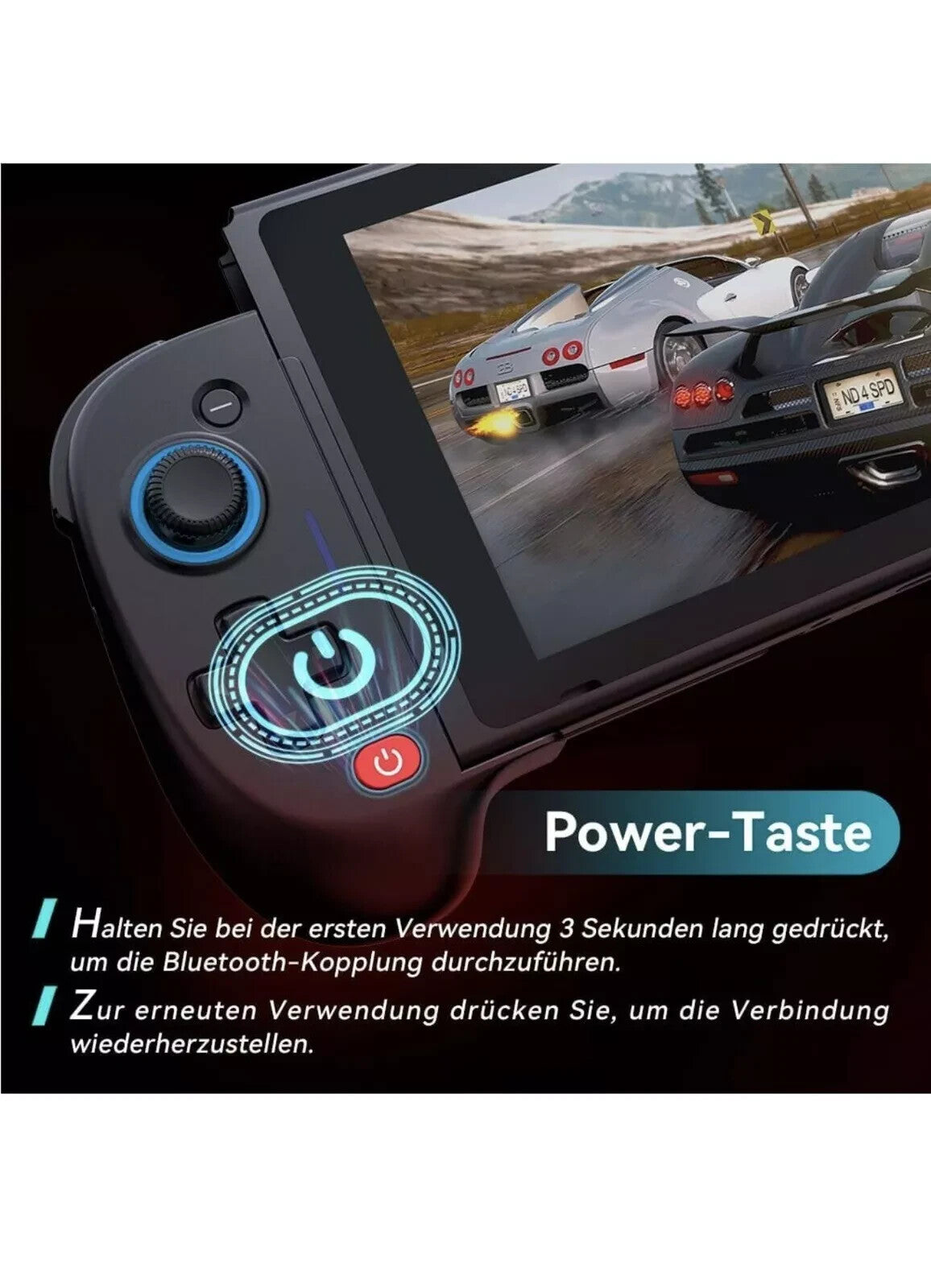 Controller di gioco mobile Shan Wan Q17 compatibile con Nintendo iOS  Android