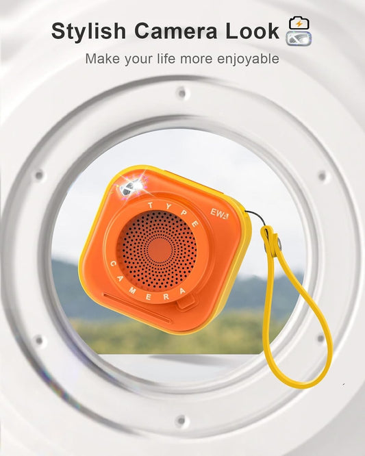 EWA Mini altoparlante wireless Bluetooth con cordino wireless portatile Arancio