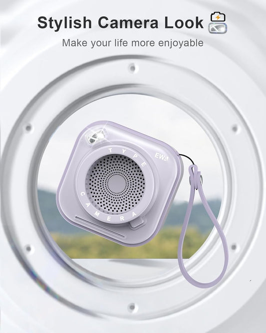 EWA Mini altoparlante wireless Bluetooth con cordino wireless portatile Viola