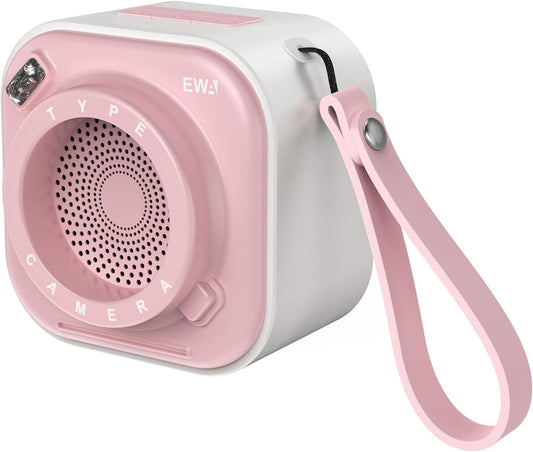 EWA Mini altoparlante wireless Bluetooth con cordino wireless portatile Rosa