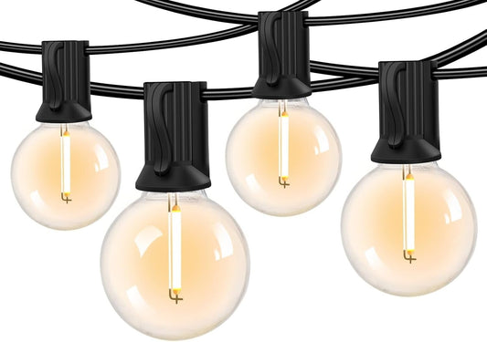 Catena luminosa per esterni,impermeabili da 15 m / 50 piedi con 18 + 2 lampadine