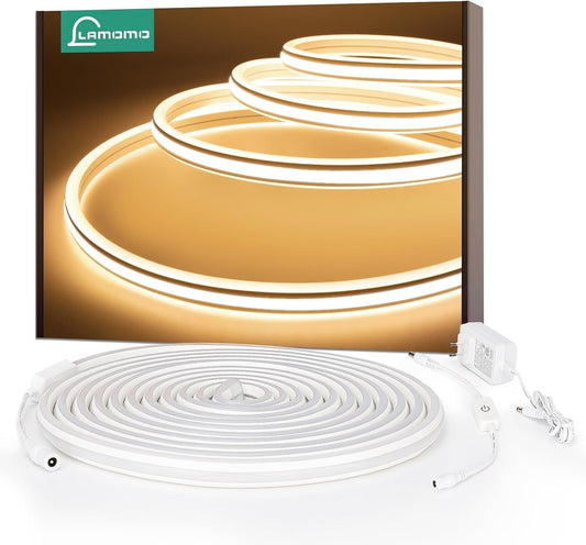 Striscia LED Sottopensile 2 m Bianco Caldo LED 3000 K Bianco Caldo adesiva Lemom