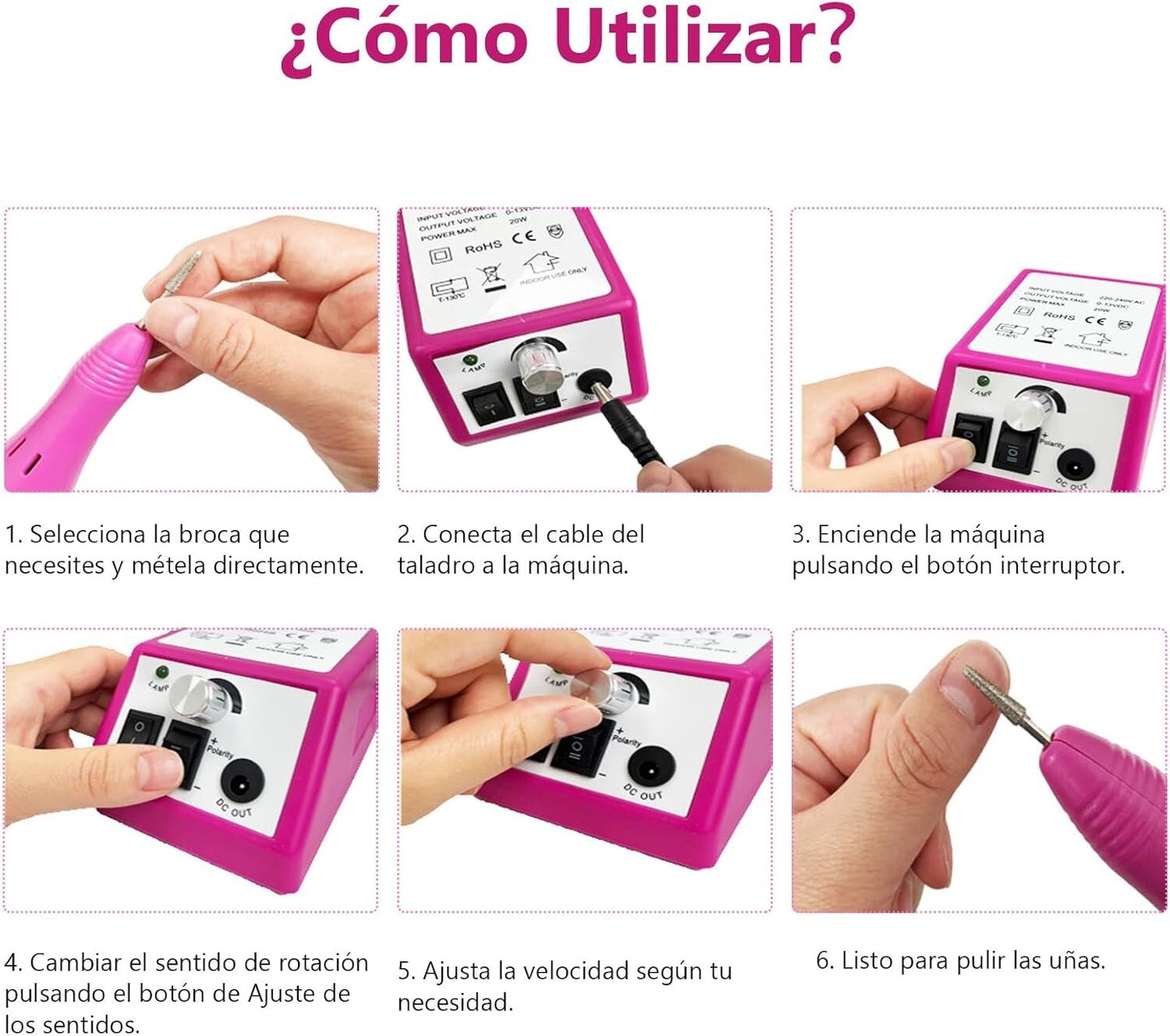 Fresa per unghie Kit professionale lima per unghie elettrica per manicure