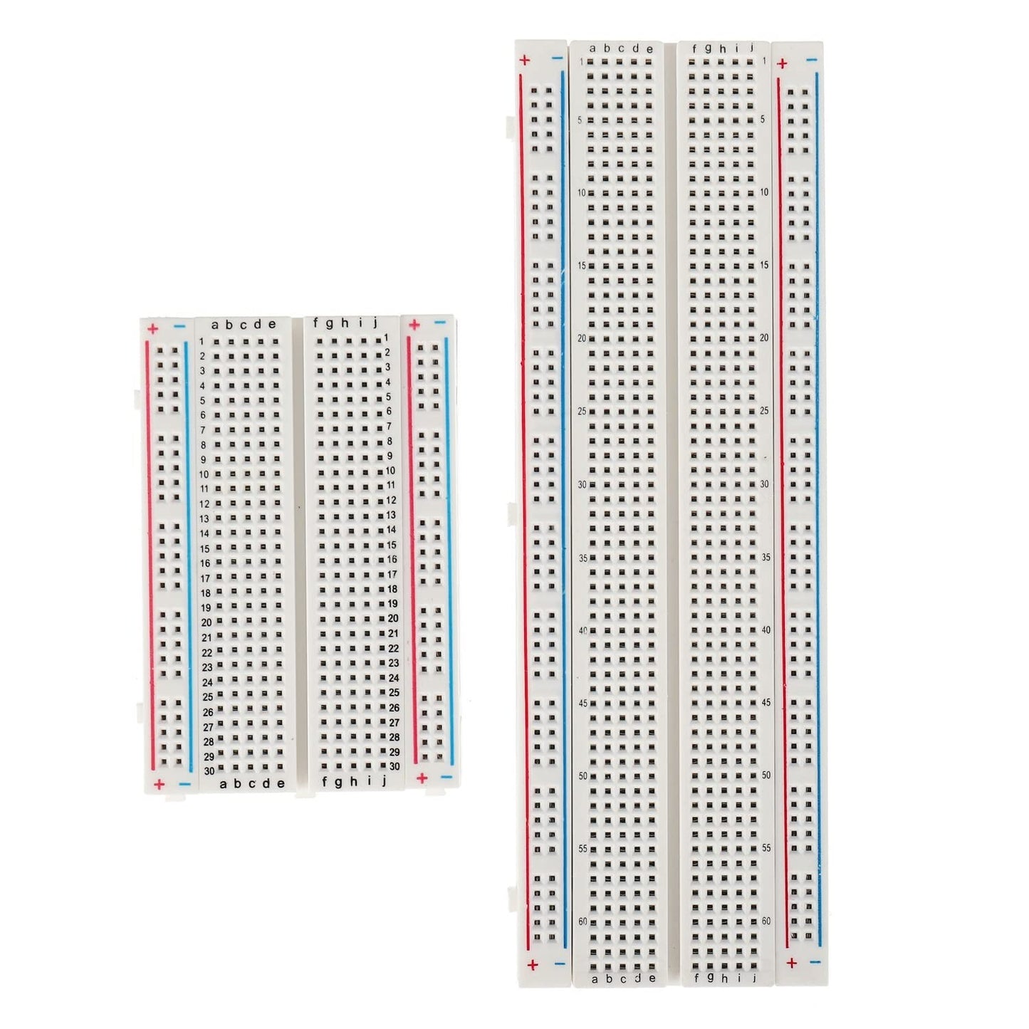 Kit per breadboard senza saldatura, 1 pezzo 830 punti di fissaggio e 1 pz 400 pu