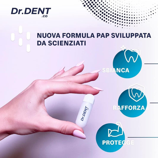 DrDent Kit Sbiancamento Denti Led Professionale - Formula senza sensibilità
