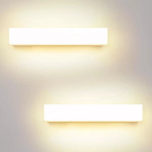 Applique da parete Kingwei 10W EU1320B 2 Pezzi per interno esterno BIANCO