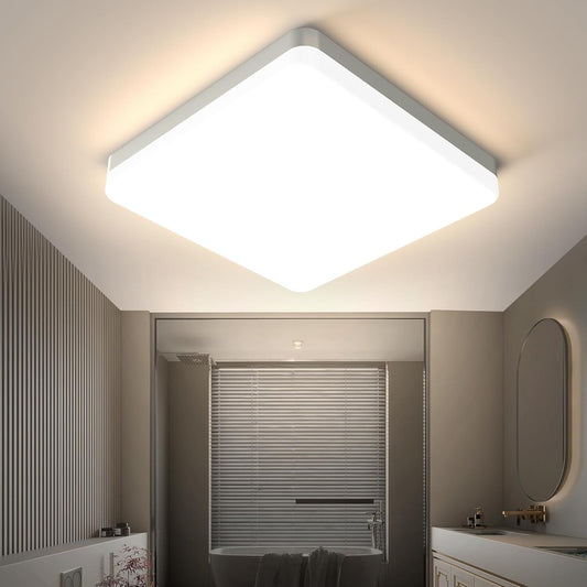 Plafoniera LED Soffitto Quadrata OTREN 4000K Lampada da Soffitto Moderna