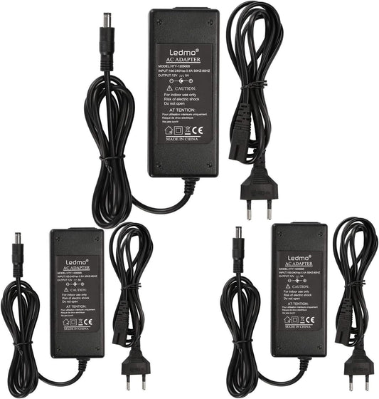 Alimentatore LEDMO 3 Pezzi 12V 5A Trasformatore 60W, Alimentatore 12v 5a Per Spi