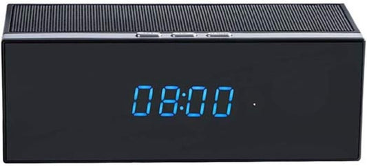 Telecamera Spia Altoparlante sveglia Audio Bluetooth Wifi, Grandangolo 140 °