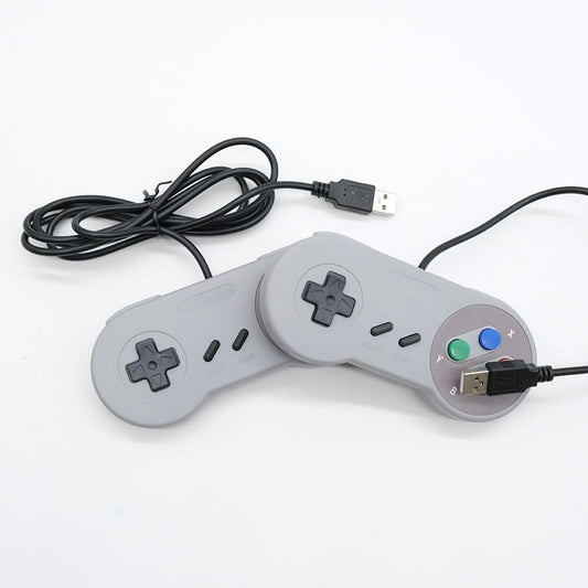Controller USB cablati 2 pz Compatibili con emulatori SNES Joypad giochi retrò